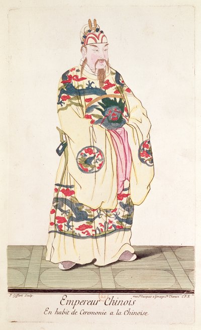 Chinese Emperor in Ceremonial Costume, from 